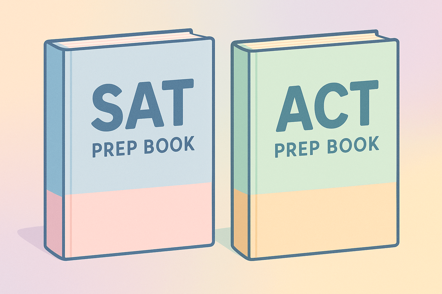 SAT and ACT prep books